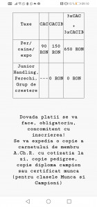 Tarife expo