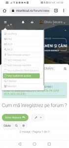 Vezi Noutățile apărute pe Forumul pt discuții