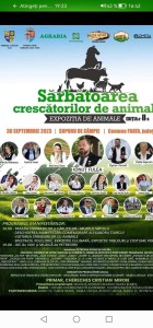 Afiș Sâmbătă Expoziție ovine